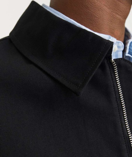 Chaqueta negra casual Jack & Jones 100% algodón