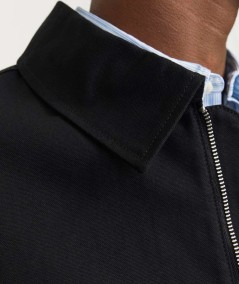 Chaqueta negra casual Jack & Jones 100% algodón