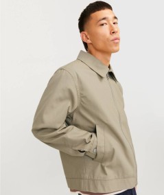 Chaqueta kaki casual Jack & Jones 100% algodón