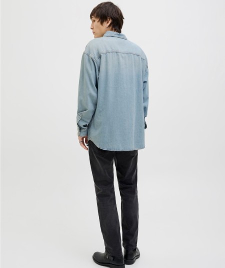 Camisa vaquera hombre 95% algodón con tejido resistente