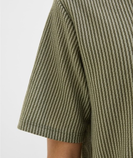 Polo manga corta hombre look casual verde