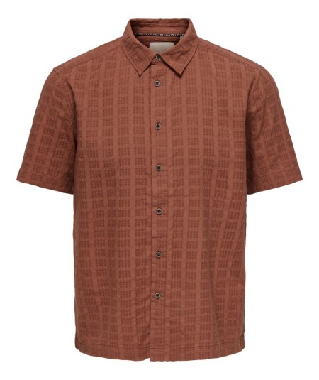 Camisa hombre color rustic de algodón ideal para verano