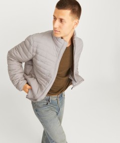 Chaqueta acolchada ligera beige para uso diario