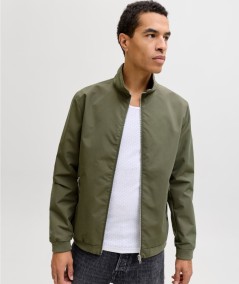 Chaqueta estilo bomber kaki casual