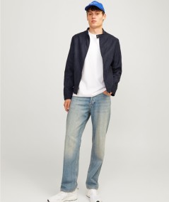 Chaqueta biker negra resistente al agua