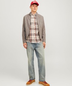 Chaqueta biker tono falcon resistente al agua