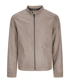 Chaqueta efecto gamuza falcon manga larga