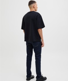 Pantalón denim azul clásico de cinco bolsillos