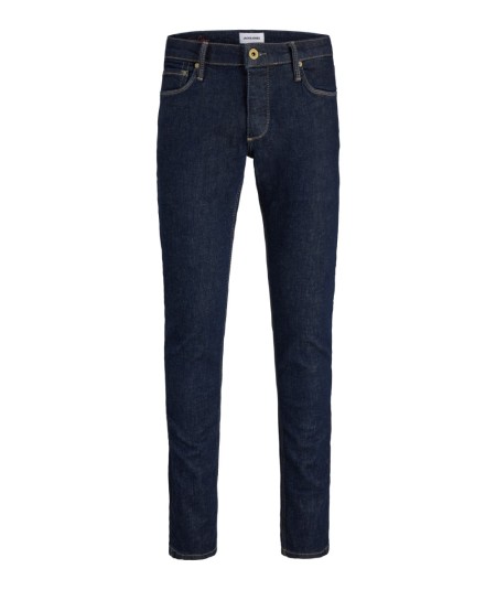 Jeans slim fit blue para hombre con tiro bajo