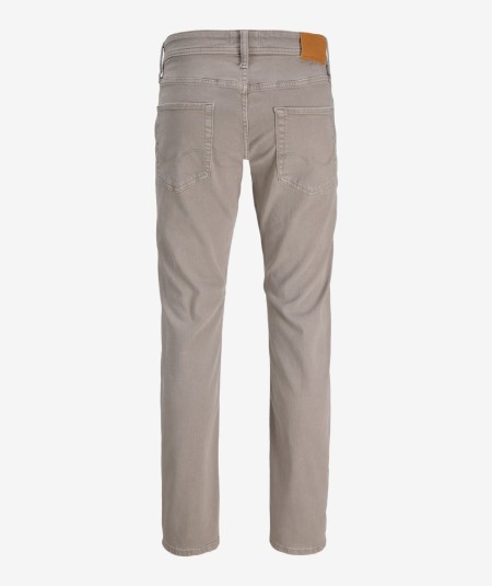 Jeans grises de corte regular para hombre con tejido elástico