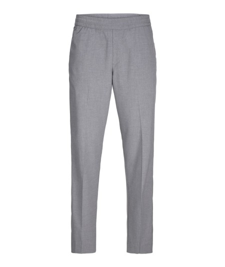 Pantalón holgado gris con bolsillos delanteros