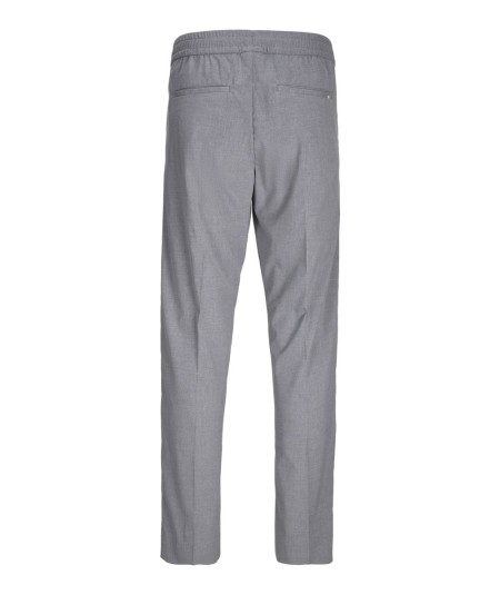 Pantalón relaxed fit gris largo