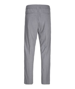 Pantalón relaxed fit gris largo