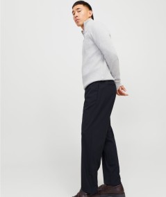 Pantalón largo azul marino informal