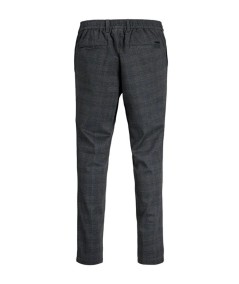 Pantalón casual marengo con tejido texturizado