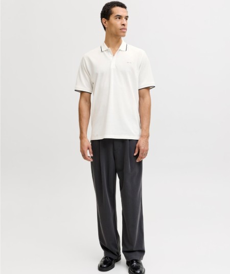 Polo blanco para hombre corte regular referencia 12274681
