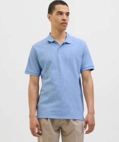 Polo azul para hombre corte regular referencia 12268130