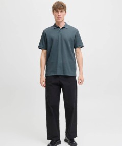 Polo stormy manga corta con cierre de botones