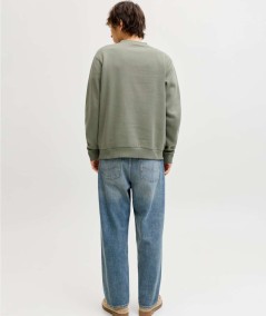 Sudadera vetiver hombre con cuello redondo