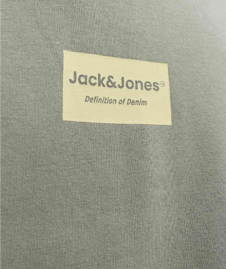 Sudadera vetiver Jack & Jones hombre corte relaxed