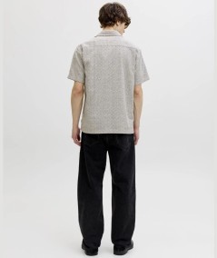 Camisa moon hombre estampado geométrico dobby