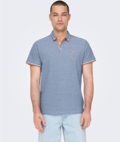 Polo medium hombre algodón orgánico corte regular