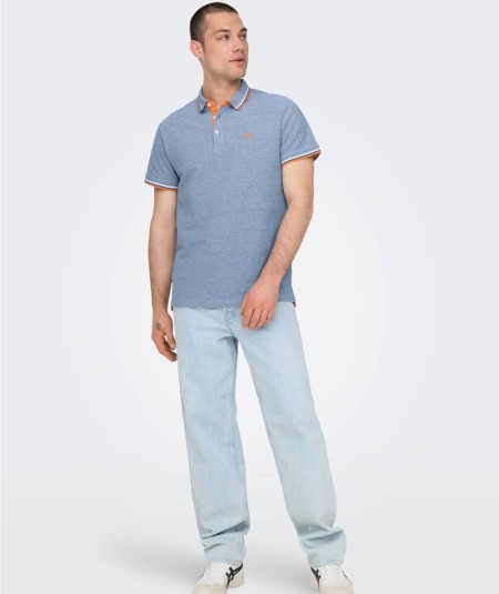 Polo medium hombre algodón orgánico corte regular