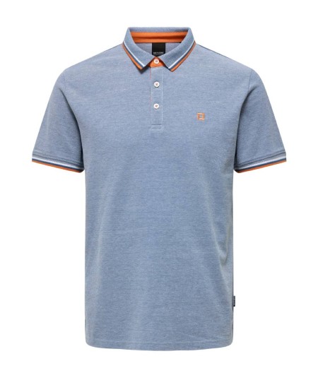 Polo medium hombre algodón orgánico corte regular