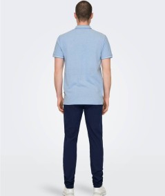 Polo marina hombre cuello clásico polo