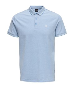 Polo marina casual hombre bordado frontal