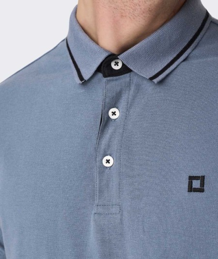 Polo flint hombre algodón orgánico corte regular