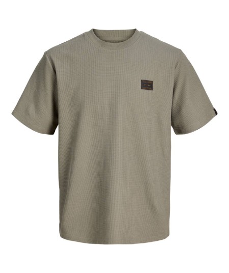 Camiseta kaki hombre Jack & Jones corte relaxed