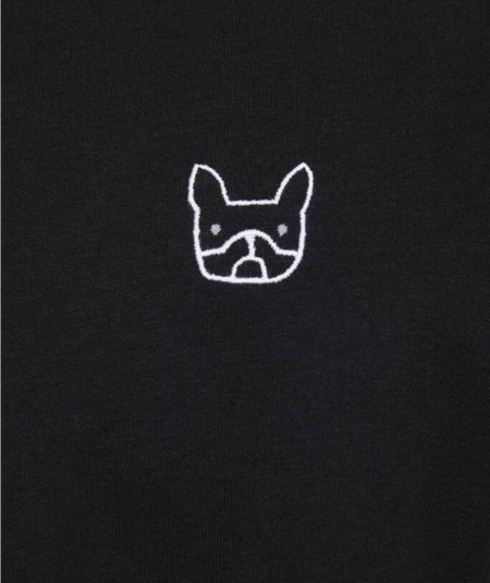 Camiseta negra hombre Jack & Jones ajuste entallado