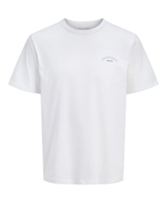 Camiseta blanca algodón suave cómoda para verano
