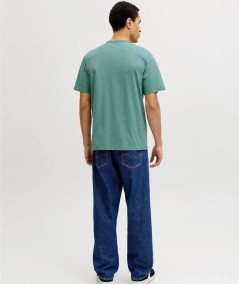 Camiseta mineral estampada estilo casual