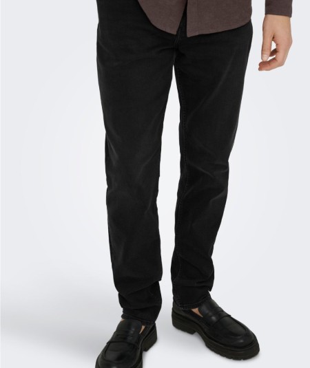 Vaqueros negros hombre Only & Sons corte regular