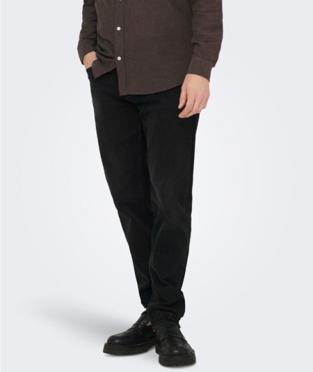 Jeans regular fit grises para hombre con pernera recta