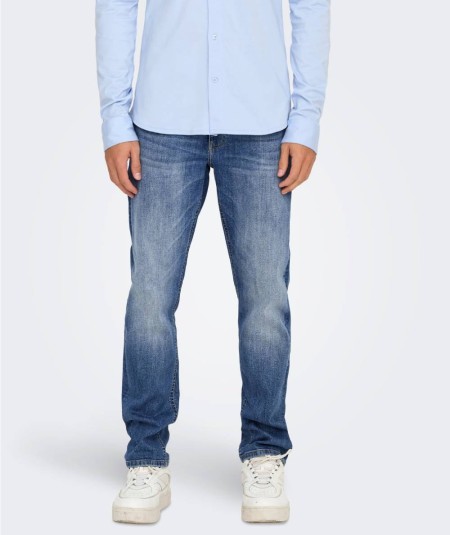 Vaqueros azul medium hombre Only & Sons corte regular