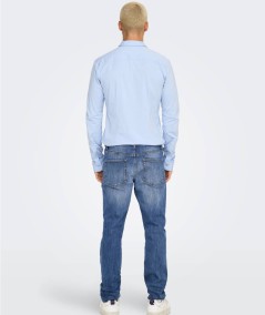 Pantalón vaquero azul medio casual