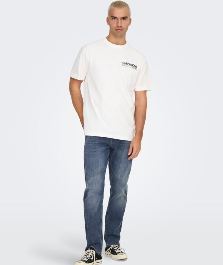 Vaqueros lavado claro hombre Only & Sons regular fit
