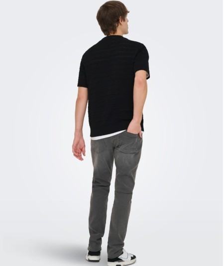 Jeans gris hombre Only & Sons corte slim