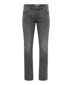 Jeans gris pernera ajustada moderno