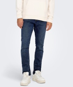Jeans desgastados hombre Only & Sons corte slim