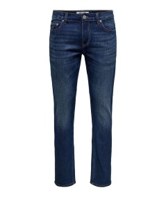 Vaqueros desgastados denim elástico para hombre
