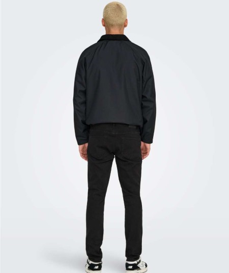 Jeans negros hombre Only & Sons corte slim