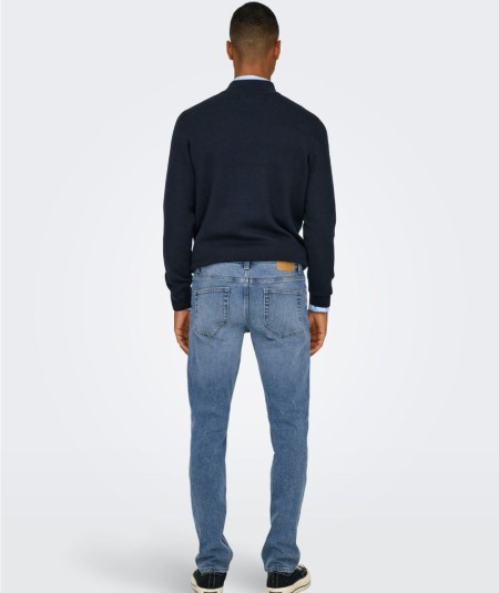 Jeans desgastados hombre Only & Sons corte slim