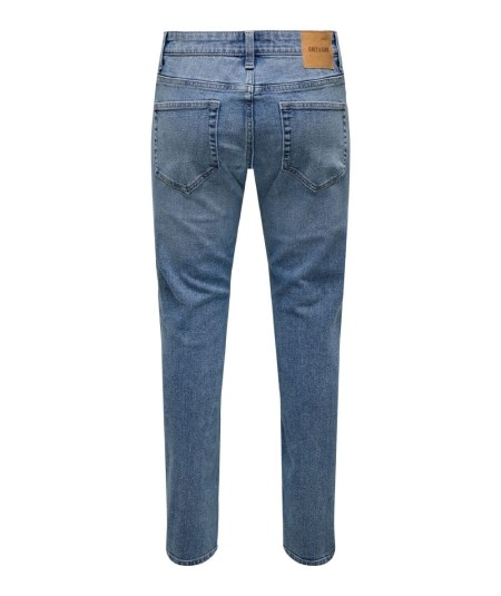 Jeans desgastados hombre Only & Sons corte slim