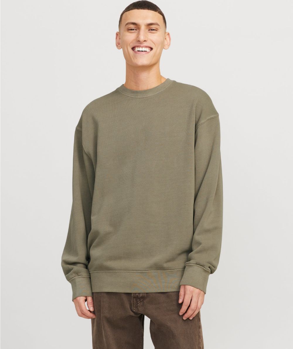 Sudadera silver hombre Jack & Jones cuello redondo