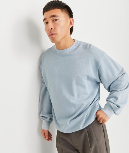 Sudadera indigo hombre Jack & Jones cuello redondo