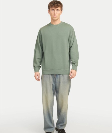 Sudadera indigo hombre Jack & Jones cuello redondo